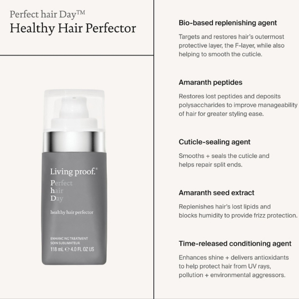 New Living Proof Perfect Hair Day Healthy Hair Perfector Enhancing Treatment - Picture 6 of 7